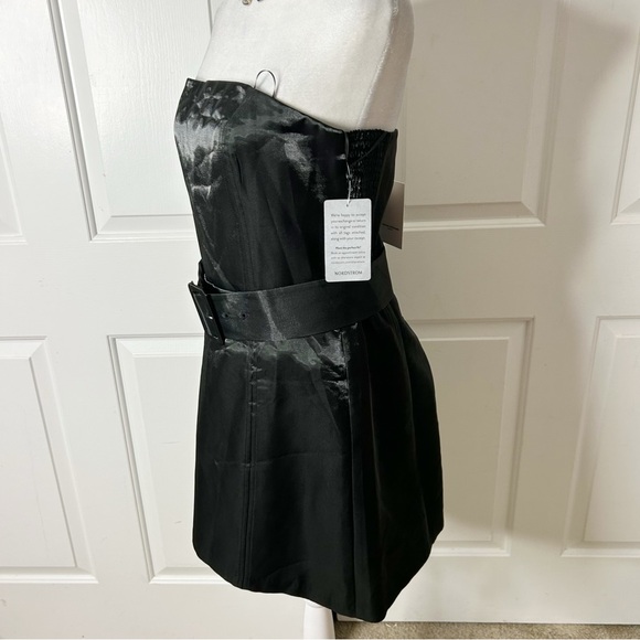 Amanda Uprichard Black Fae Strapless Dress (size large/runs small) - Picture 5 of 9